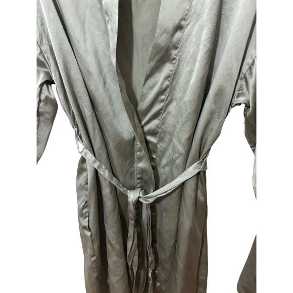 Vintage Victorian Secret Satin & Lace Chemise Nightgown Slip Dress w Spaghetti S - Picture 3 of 16